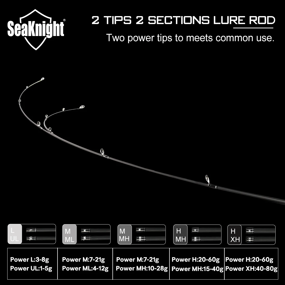 SeaKnight 귣 ź Ǵ  ĳ ε, ĭ II,  II ø, 2.4m, M, ML, M, MH, H, XH20-80g