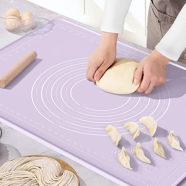 Kitchen Silicone Mats Rolling Dough Large  Dough Large Size Silicone Mat -  70x50cm - Aliexpress