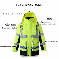 Winter Thickened Reflective Hi Vis Jacket