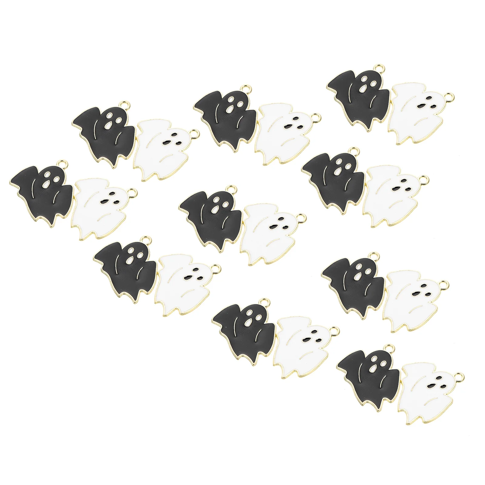 

20 Pcs Halloween Pendant Alloy Jewelry DIY Accessories Pendants Bracelet Charm Earrings Decorative Accessory