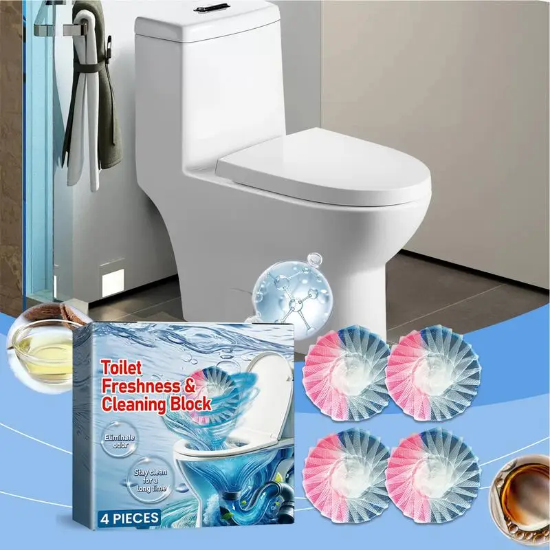 ToiletBowlCleaners4PcsToiletDeodorizersLongLastingToiletBowl