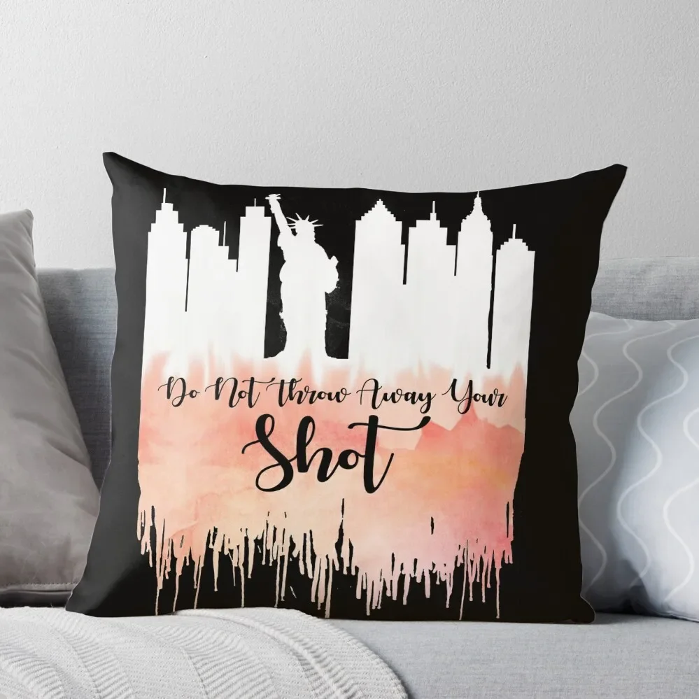 

Hamilton - My Shot Throw Pillow Decorative pillow case Throw Pillow