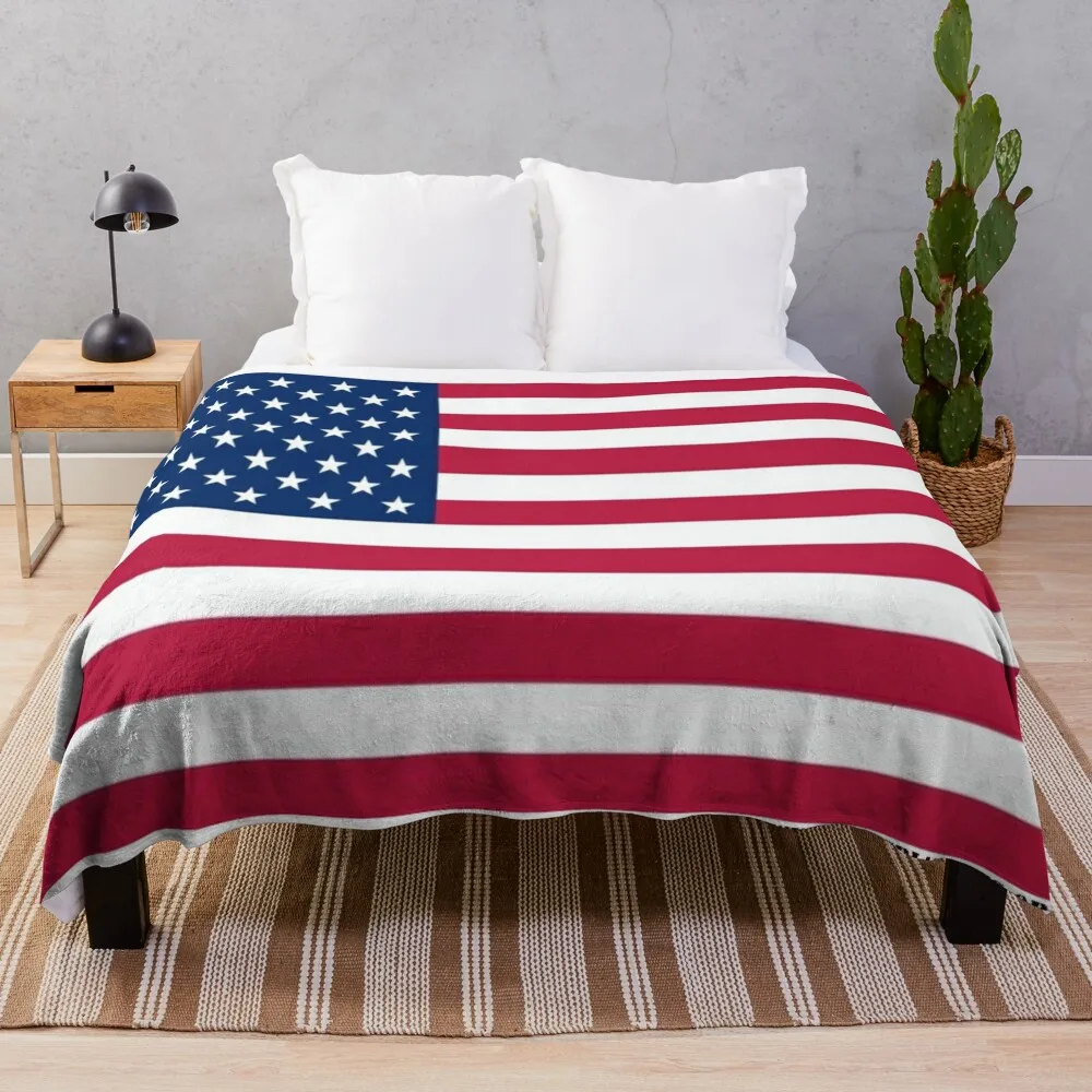 

ORIGINAL - FLAG BLANKETS Throw Blanket Summer Blanket Flannel Fabric