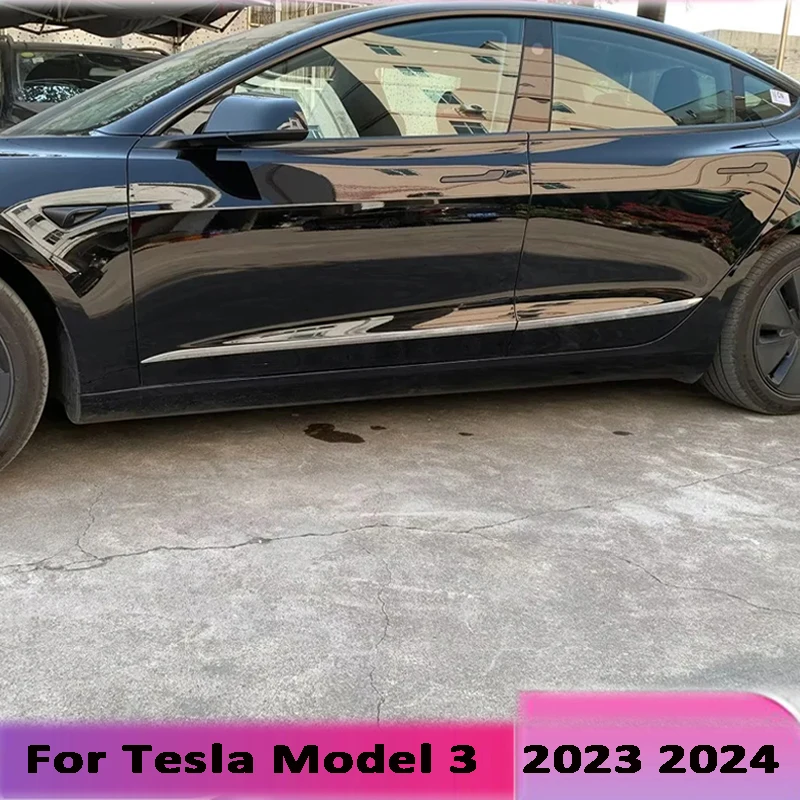 

Накладка на боковую дверь для Tesla Model 3 2023 2024 ABS