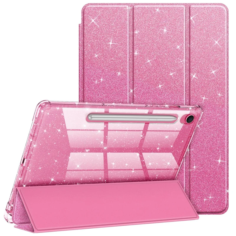 Elegant Sparkling Tablet Case with Pencil Holder