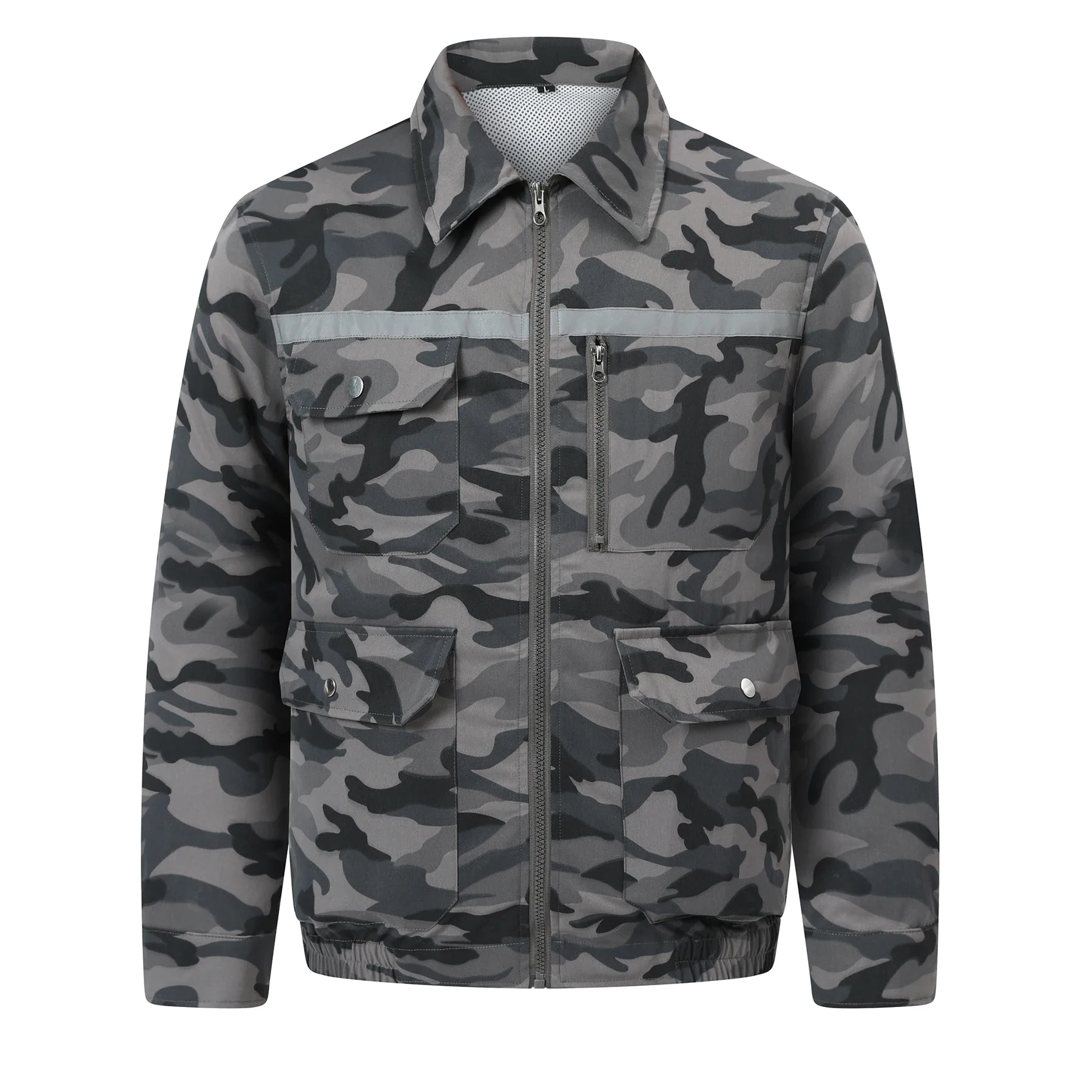 COMXZ Mens Long Sleeve Air Conditioner Jacket 4 Fan Cooling Work Wear for Electrician Fishing Outdoor Sun Protection Summer