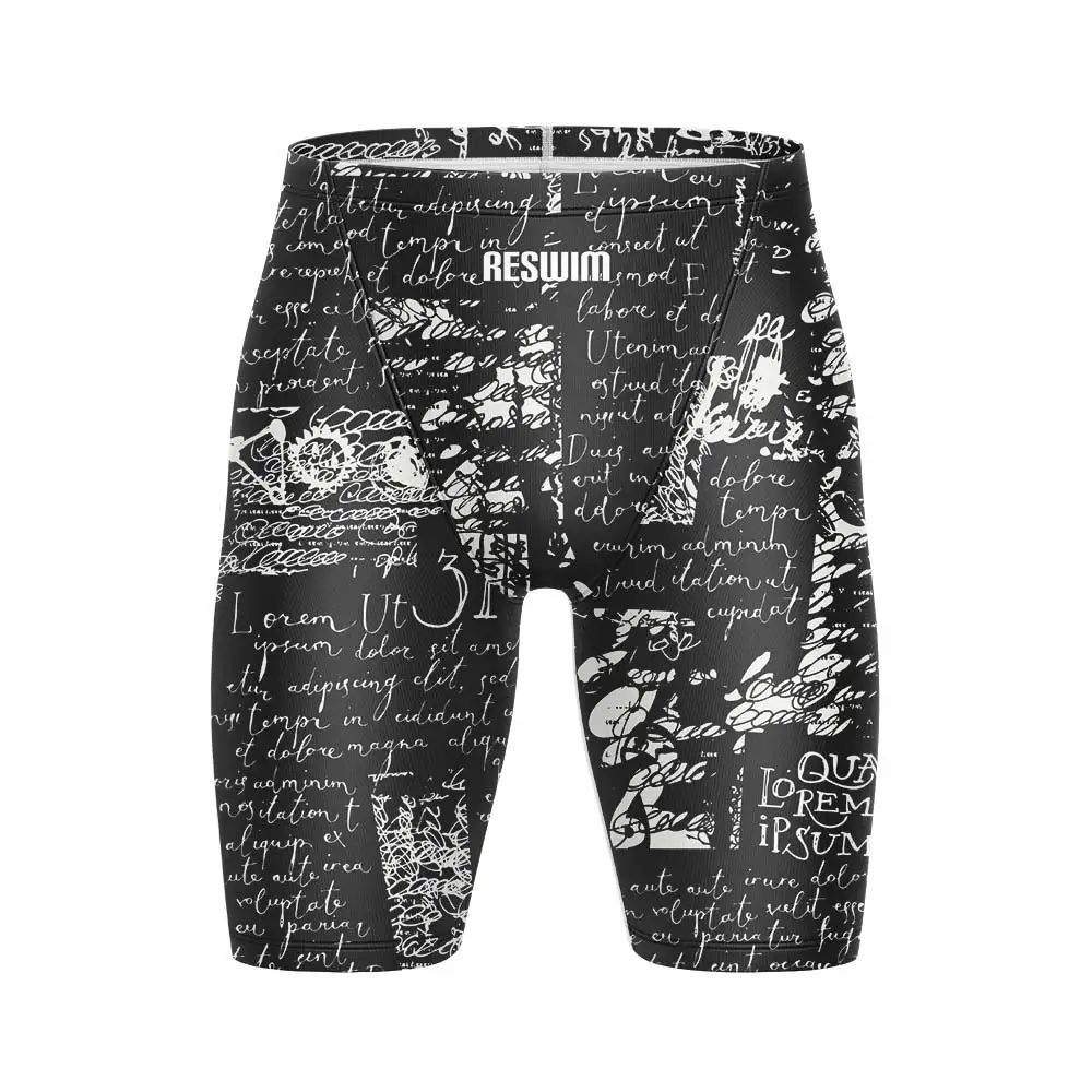 Swimming Beach Trunks Men's Swim Jammer Swimsuit Shorts Endurance Athletic Training Swimsuit Chlorine Resistant GYM Surf Pants