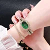 Womens Bracelet Watches New Fashion Ladies Square Watch Full Diamond Quartz Clcok Alloy Casual Starry Sky Wristwatch 6
