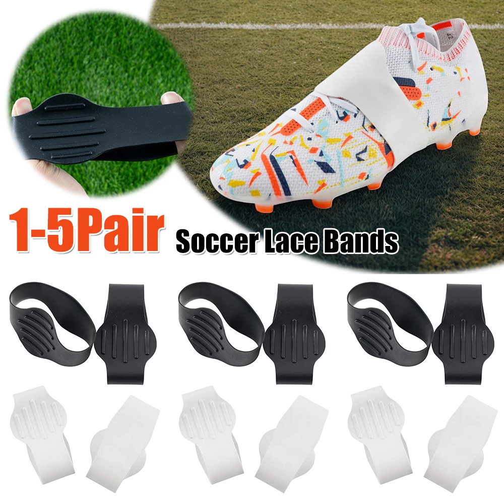 1 paire de bandes de dentelle de Football en Silicone, couverture en dentelle pour chaussures de Football, accessoire de sport pour chaussures de Football et de Baseball