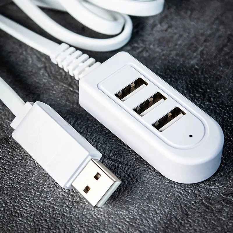 3A 미니 3 ln 1 USB 분배기 변환기 올인원 소켓 다기능 충전기 변환기 USB 포트 허브 디지털 데이터 액세서리