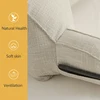 Reading Study Pillow,Bed Wedge with Arms and Pockets Bolster Back Support, Lumbar for Sofa,Office Chair Decorative Pillow 4