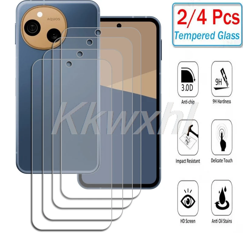 Premium 9H HD Tempered Glass Screen Protector Film (2-4 Pack)