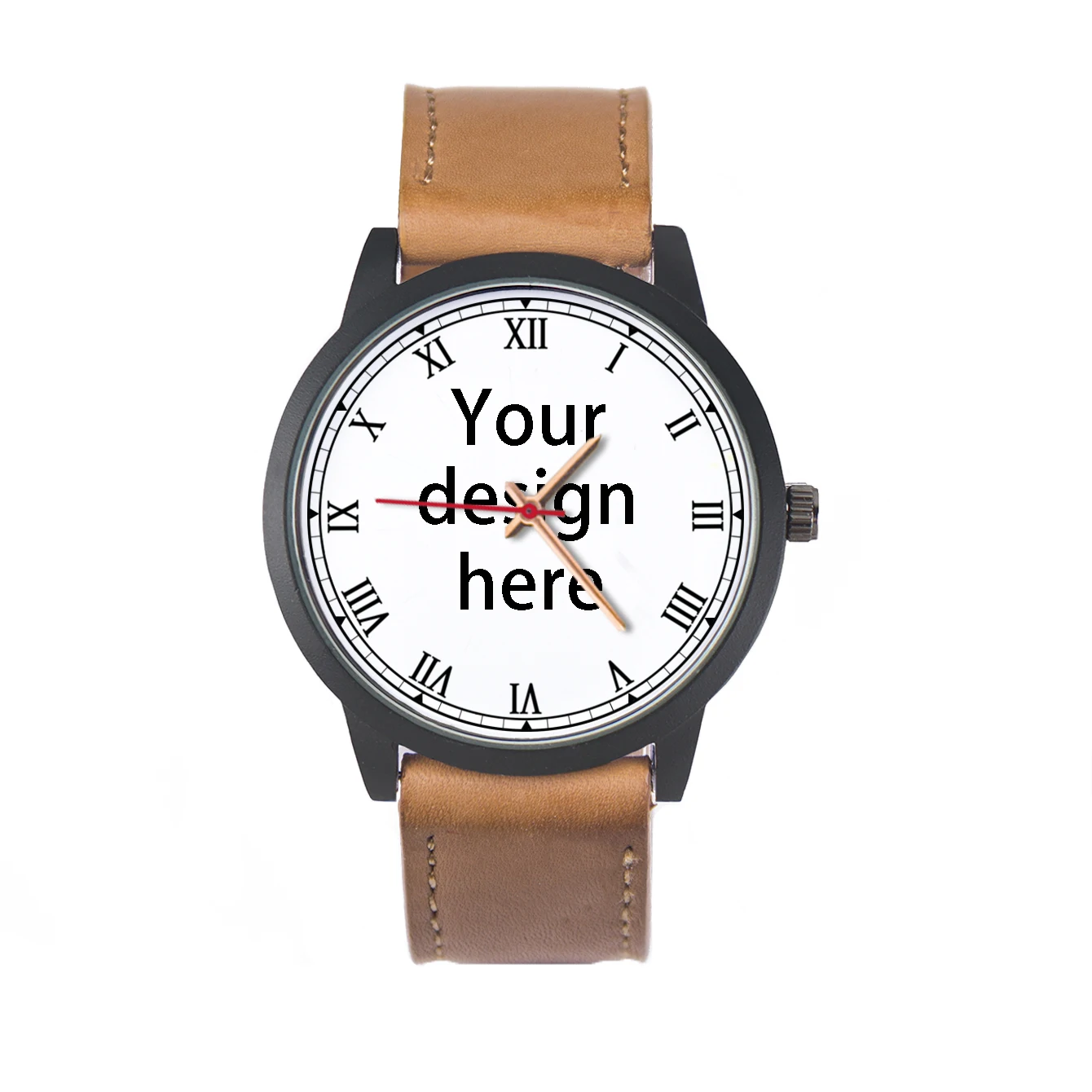 2025 Orologio da uomo personalizzato personalizzabile carattere romano polso al quarzo campus punk stile cool regalo festival souvenir