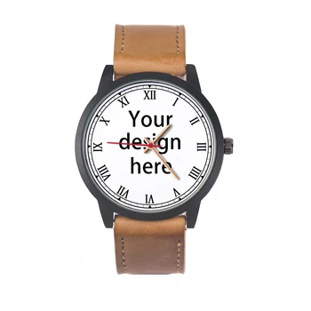 2025 Orologio da uomo personalizzato personalizzabile carattere romano polso al quarzo campus punk stile cool regalo festival souvenir