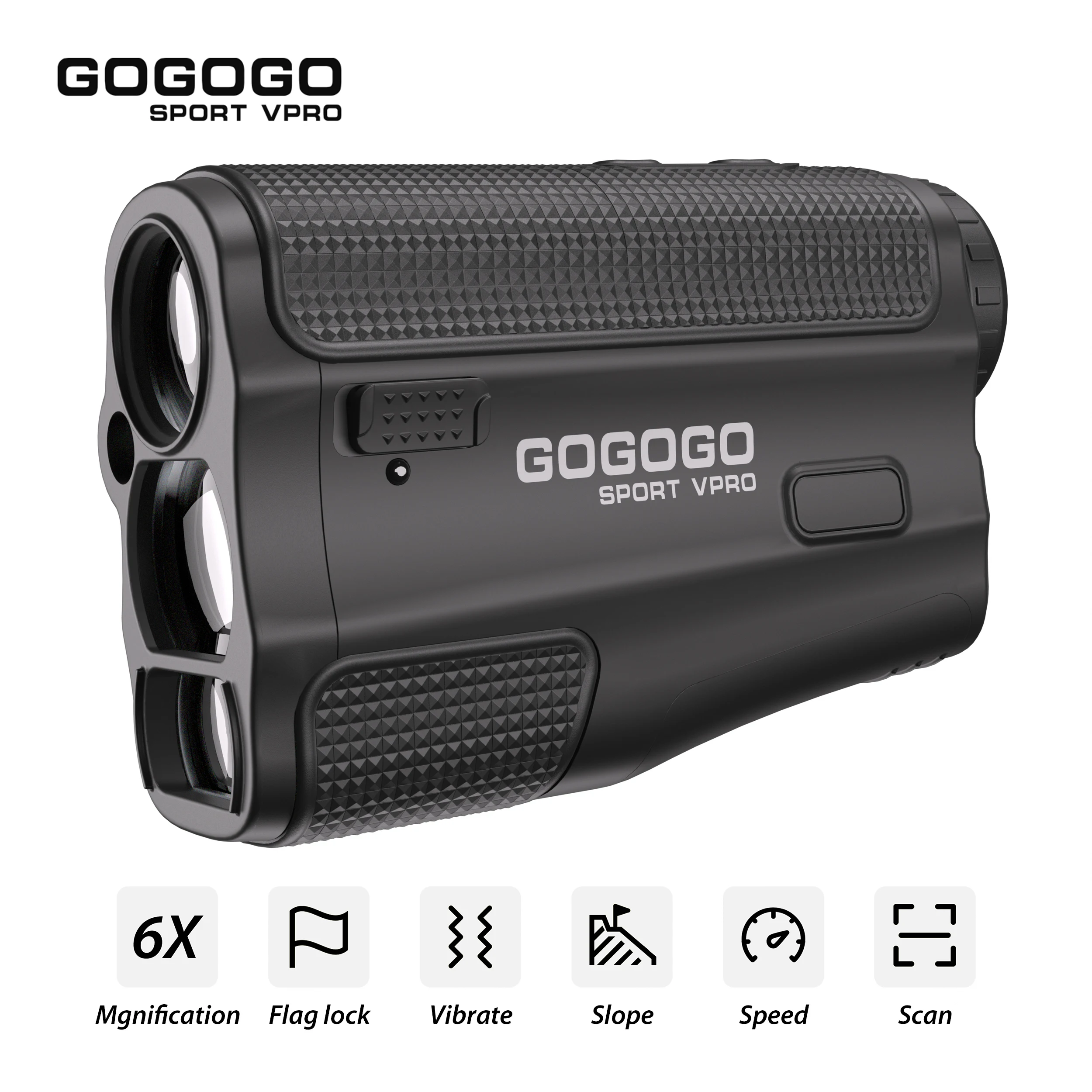 Gogogo Sport Vpro Hunting Rangefinder 6X Magnification Flag Lock Range