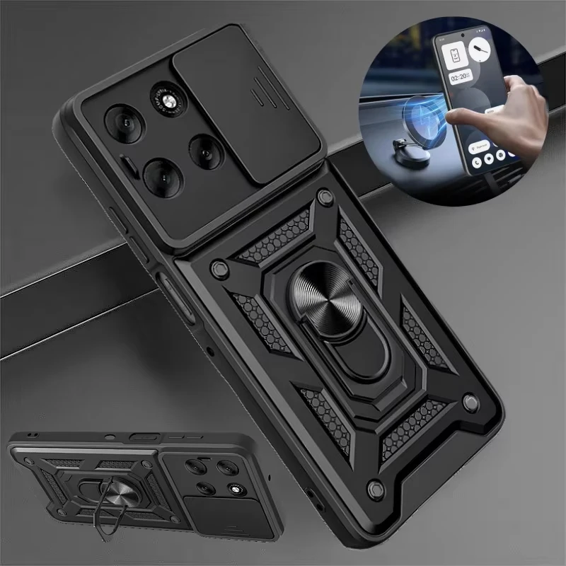 Shockproof Armor Phone Case with Camera Lens Protection