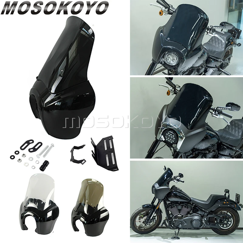 

Фара для мотоцикла Harley Softail Low Rider S 2020-2022 117 FXLRS 114 FXLRS с кронштейном для крепления на лобовое стекло 15 дюймов