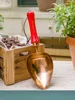 ~Heart-shaped potting spoon, gardening tools, stainless steel small shovel, changing pots, changing soil and planting flowers 3