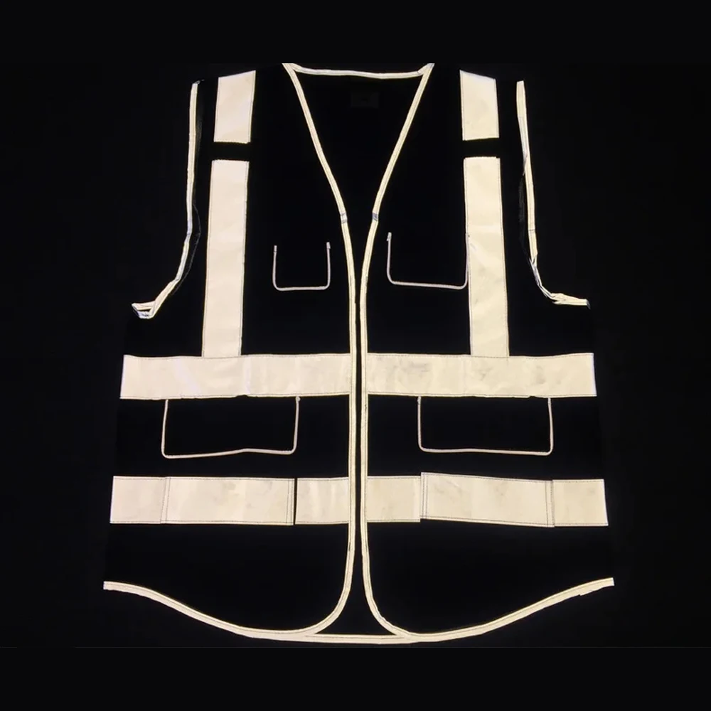 Safety Vest for Men Women High Visibility Class 2 Vest with Multi Pockets Meets ANSI Standards Hi Vis Work Clothing