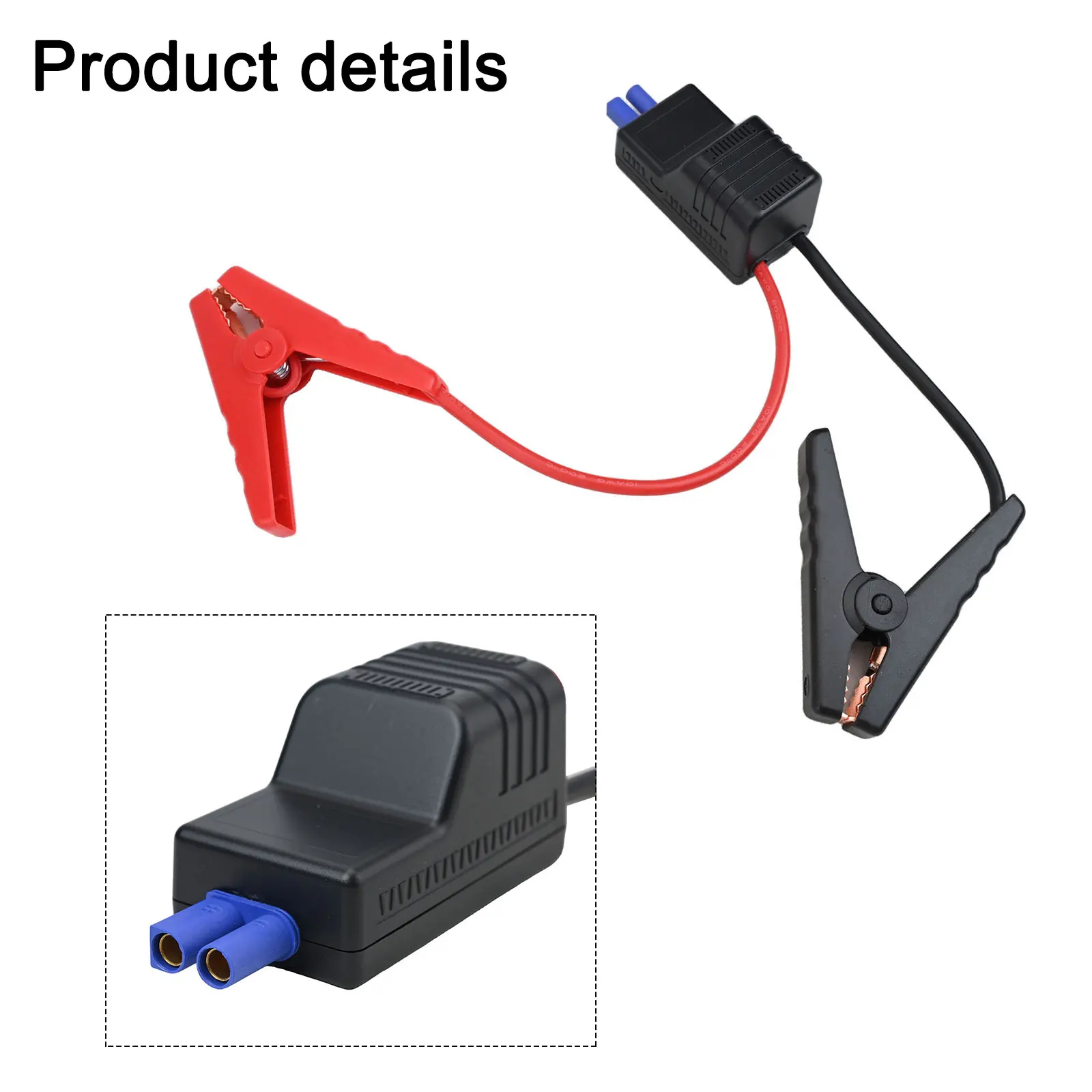 For Jump Starter Cables Battery Booster Clips Car Battery Cable Maintenance 12V Car Jump Cables