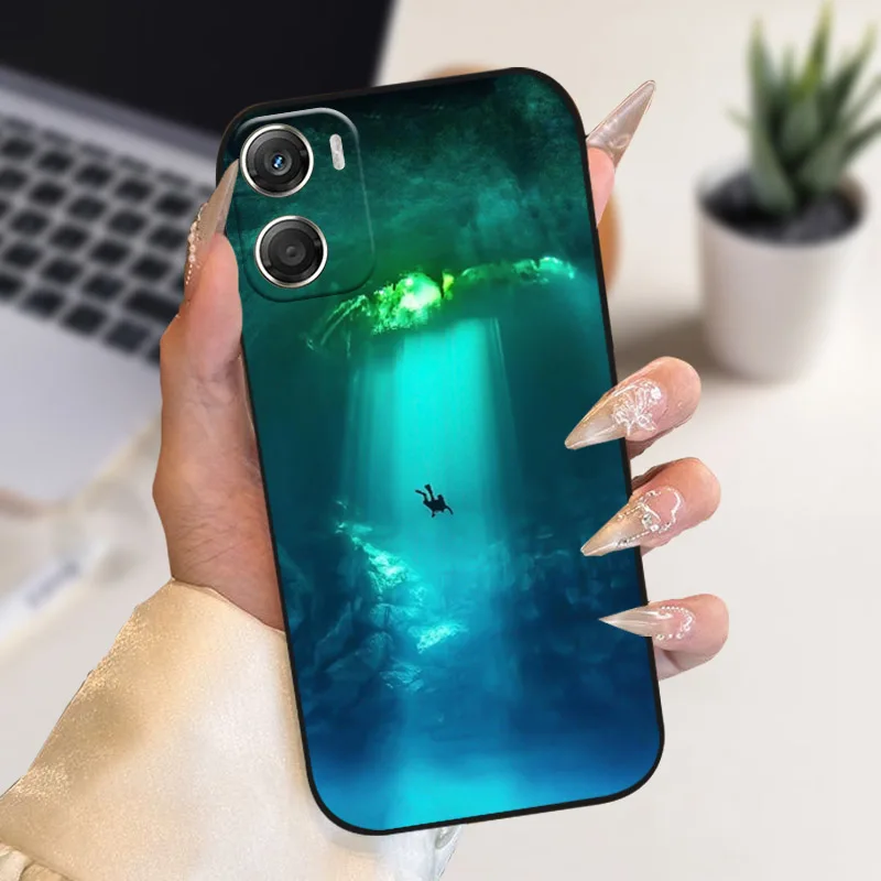 Shockproof Silicone Soft TPU Phone Case with Lens Protection