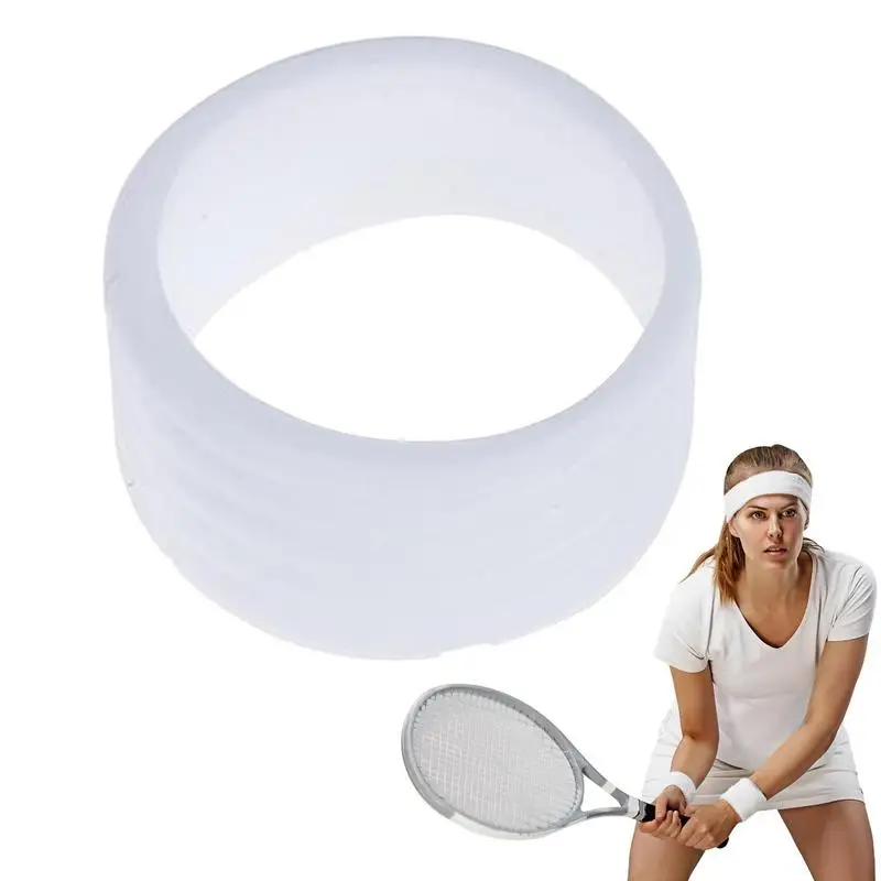 

Tennis Grip Band Ring Stretchy Tennis Racket Handle Rubber Ring Tennis Racquet Grips Non-slip Badminton Tennis Absorbent Cover