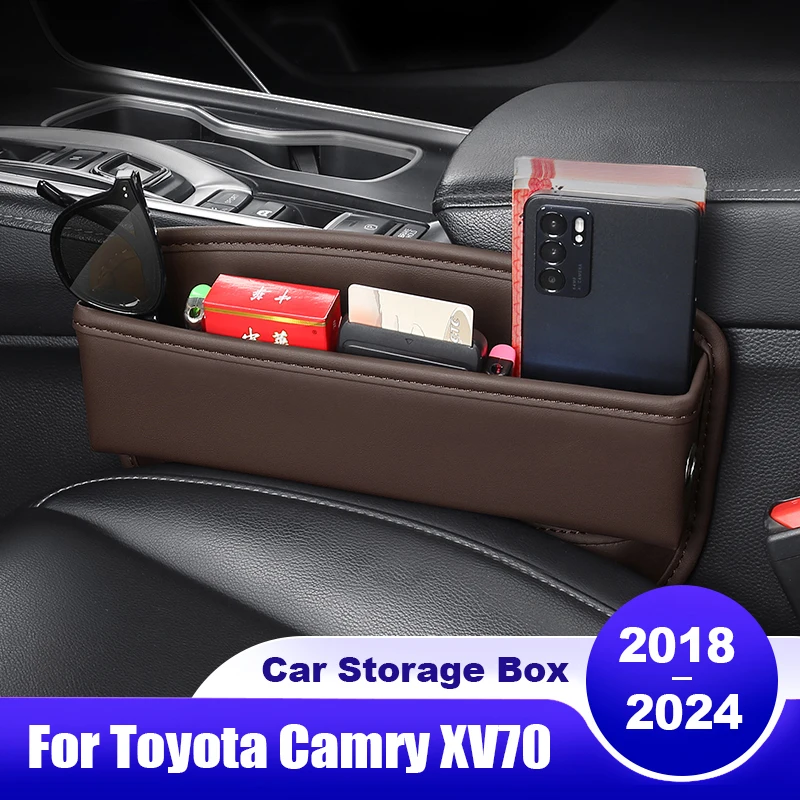 

For Toyota Camry XV70 2018 2019 2020 2021 2022 2023 2024 Camry 70 Car Seat Crevice Storage Pocket Accessories