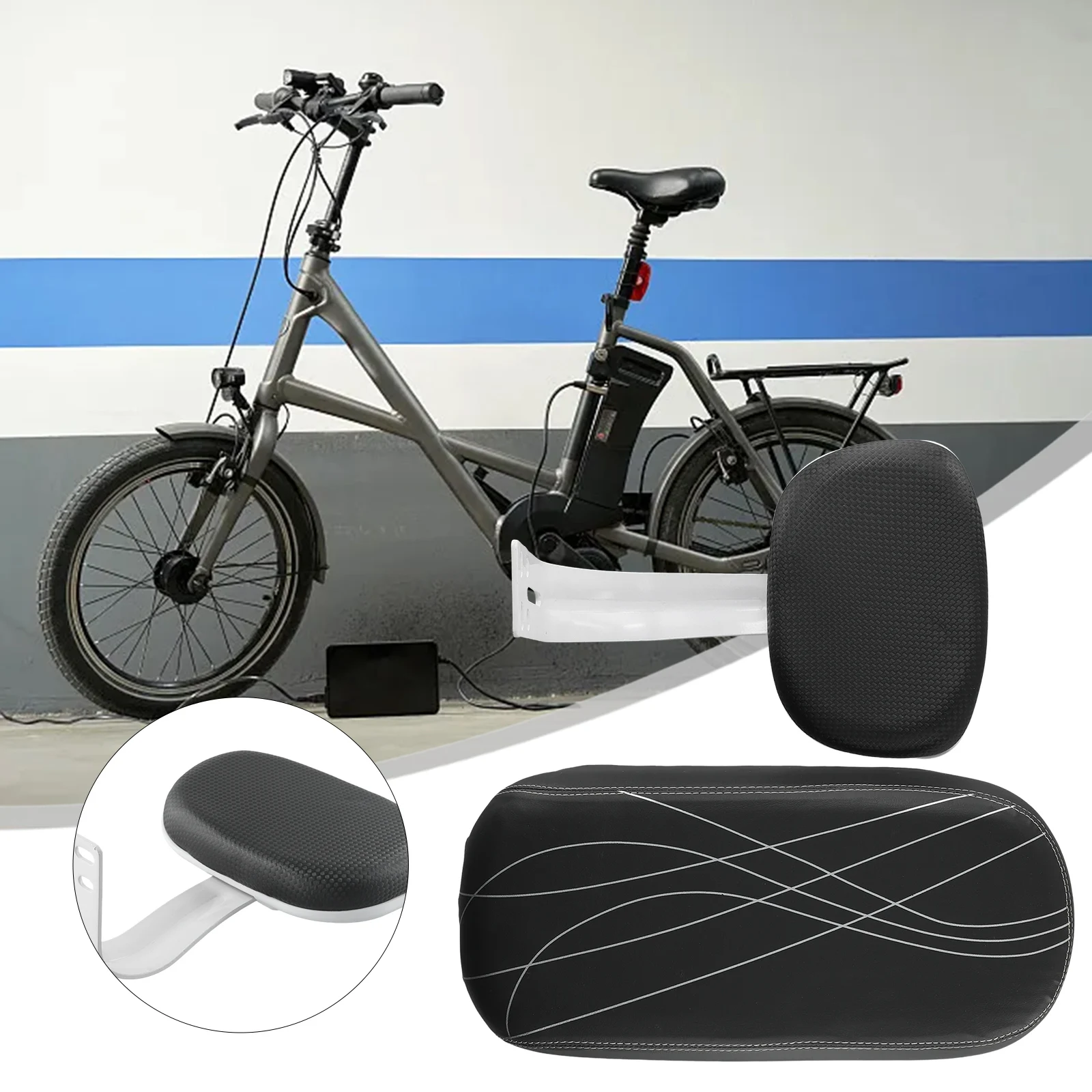 

Велосипедное заднее седло, велосипедные сиденья с подставкой для спины 34*16 см, подушка на сиденье для велосипеда, задняя полка, утолщенное седло, велосипедные аксессуары