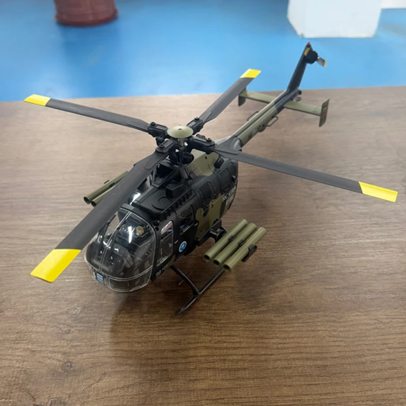 RC ERA 1:25 C180 RC Helicopter 6CH BO105 Brushless with Optical Flow Positioning Stunt Single Propeller No Aileron Plane Toy New - 5