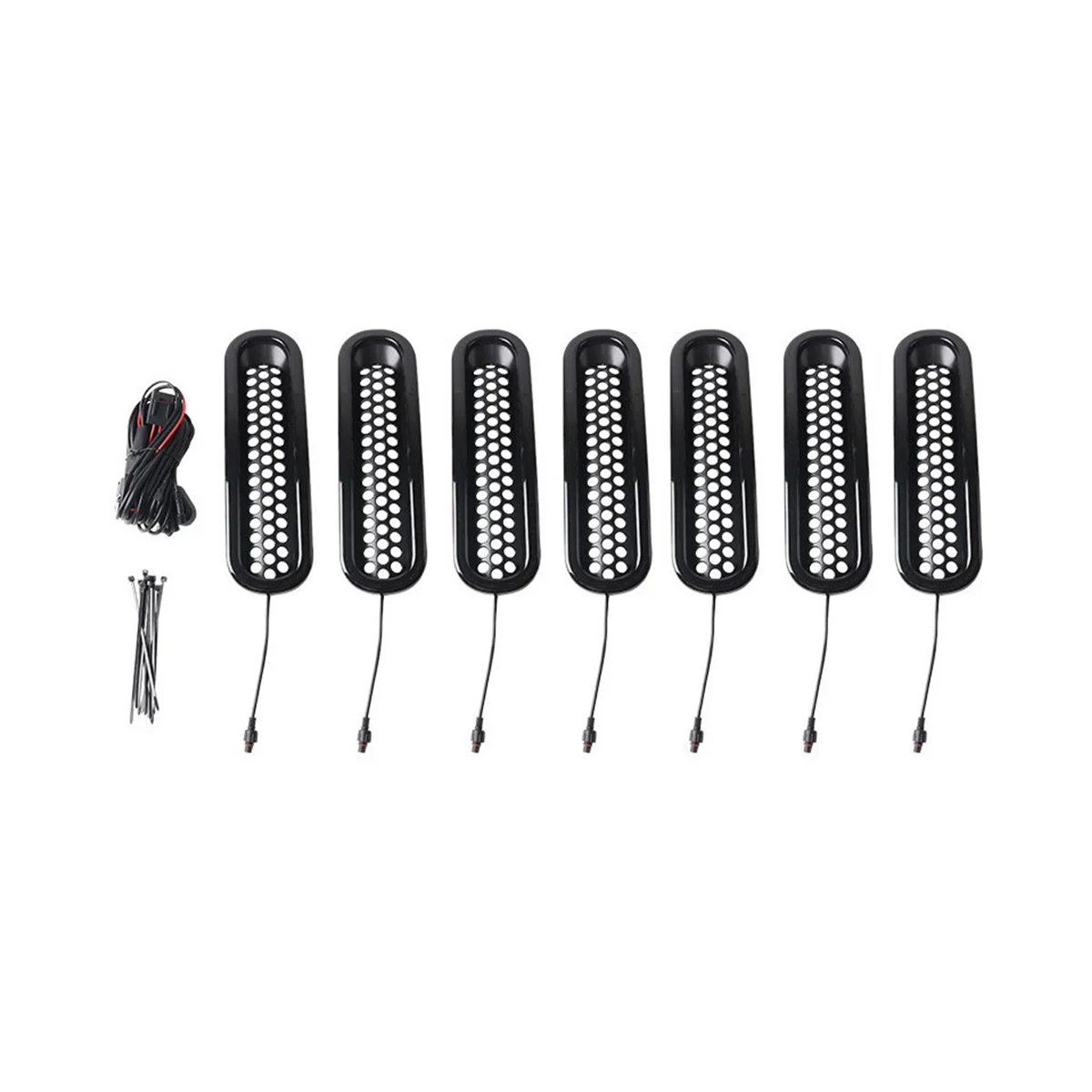 

Grille LED Light White (with Light) Insect Screen Car for Jeep