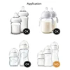1 Pack Baby Bottle Handle Bottle Handle 30-degree Baby Bottles Accessories PP-material Easy Fixing Compatible for AVEN A2UB 6