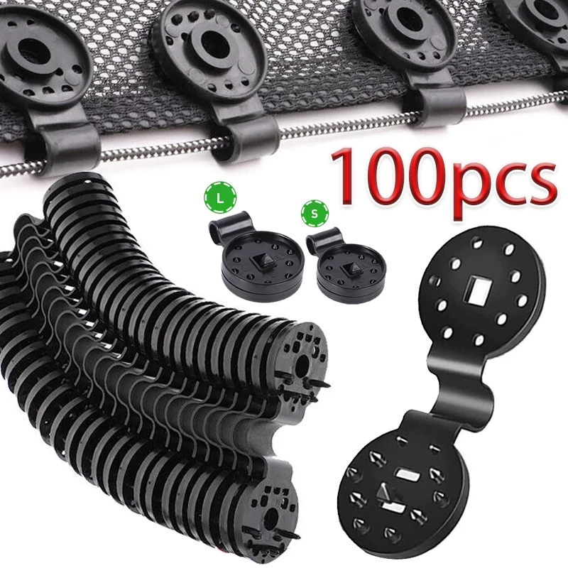 Shade Cloth Clips Plastic Clips Outdoor Net Clip Camping Garden Tool Garden Buildings Fence Clamps Net Fix Clamp Awning Hook