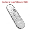 Clear Case for Google TV Streamer 4K 2024 Remote Control Anti-Slipping Protective Case Protection Cover TPU Transparent Shell 1