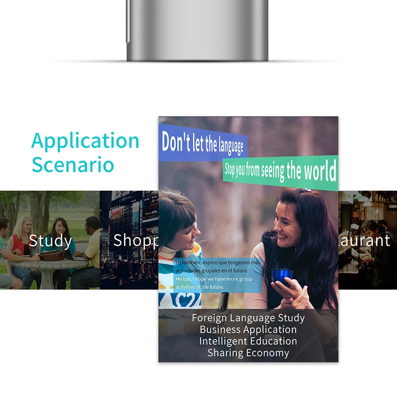 Voice Translator Bluetooth Wireless Headset