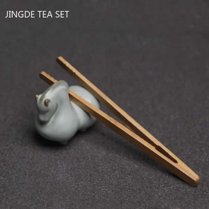 Tradition Ceramics Tea Pet Ornaments Lovely Pony Horse Statue Tea Table Decoration Home Desktop Handmade Crafts Tea Set Supplies