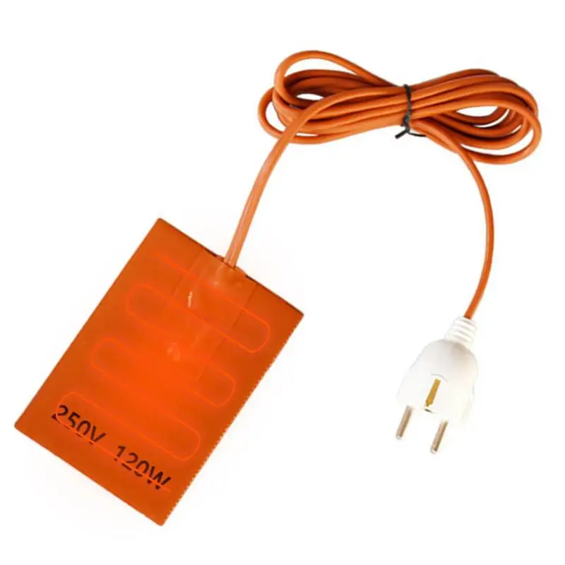 Battery Heater Pad 120w Heat-resistant Silicone Heating Pad Vehicle Battery Heater Engine Block 71in