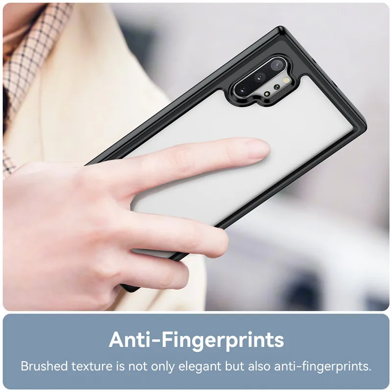 Colorful Soft Edge Silicone Transparent Bumper Case - 6.8 Inch