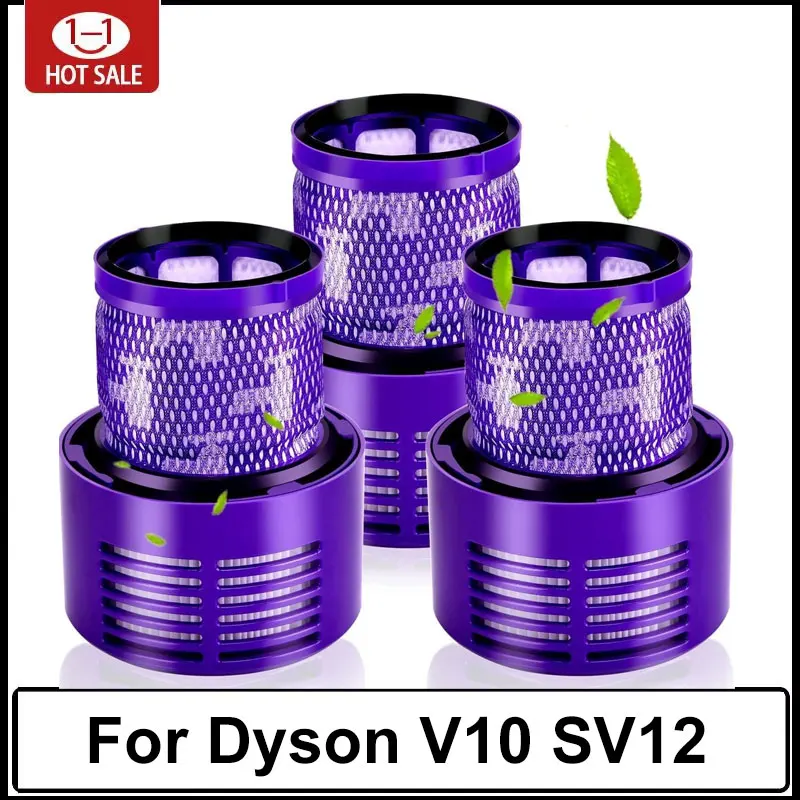 Filter Hepa Accessories Robot vacuum cleaner washable filter Replacement cleaning Spare Parts For Dyson V10 SV12