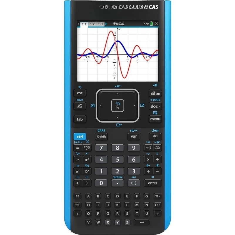 Instruments TI-Nspire CX II CAS Color Graphing Calculator with Student Software (PC/Mac)