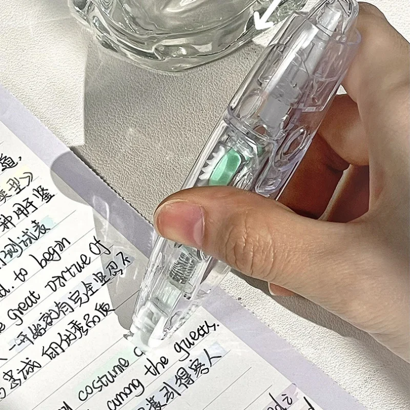 1 Pc Highlighter Tape for Kids Simplicity Solid Color Marker Keywords Transparent Visiable Words