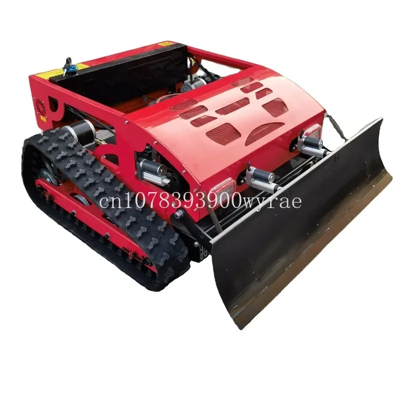 

With Snow Shovel Multifunctional Mini Grass Blade Robot Mower Grass Cutting Machine 550mm Crawler Remote Control Lawn Mower