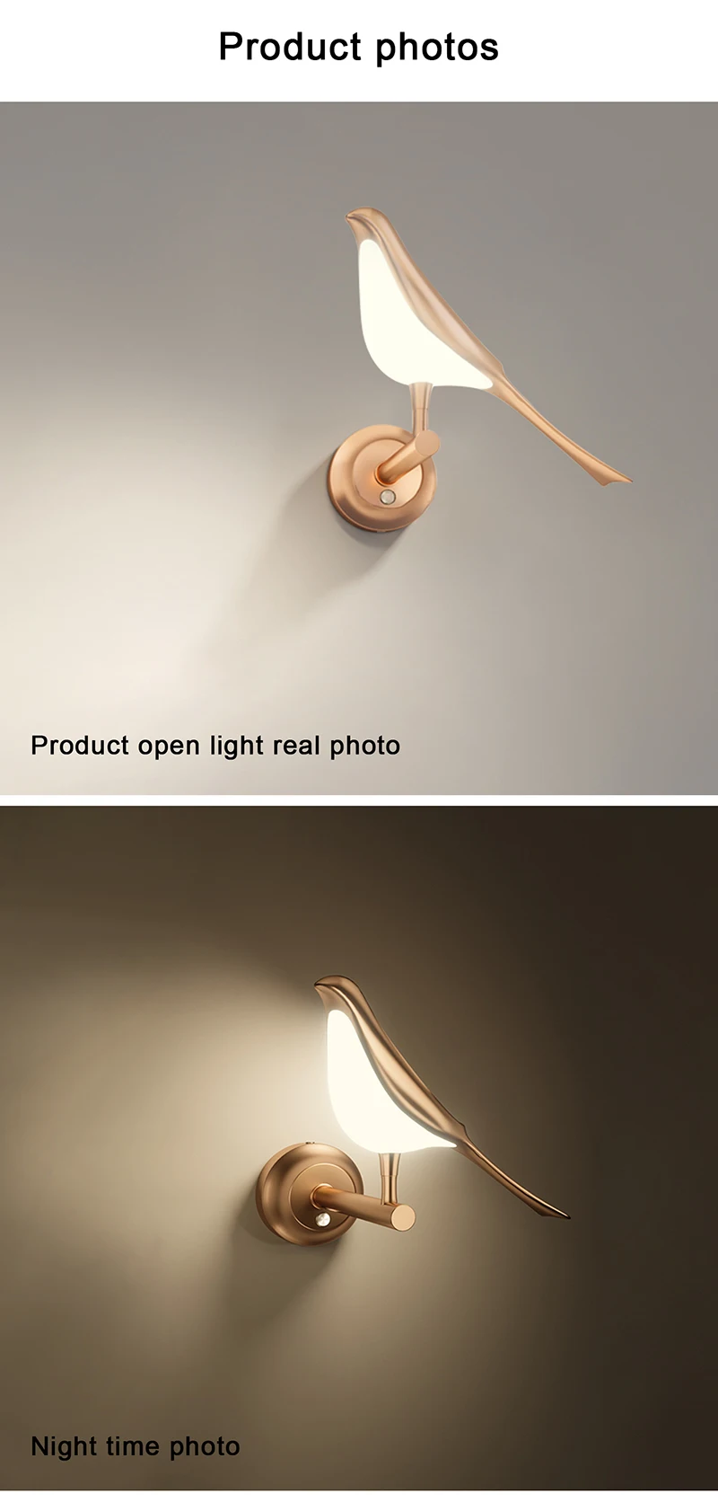 Description Picture 5 of itemLED Wall Lamp Indoor Lighting Fixture For Home Corridor Stairs Bedside Living Room Decoration Modern Nordic Wall Sconces Light