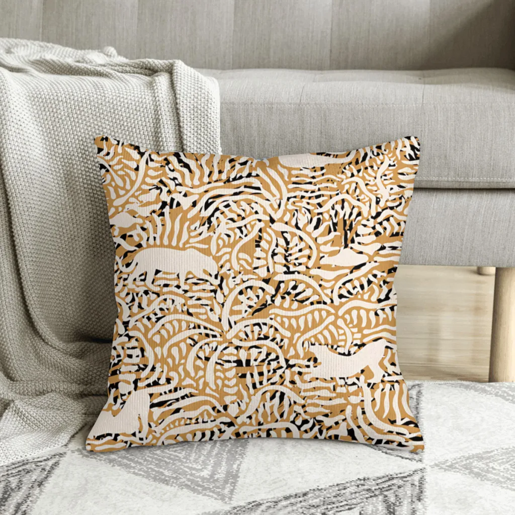 

Boho Safari Collection Boho Style Polyester Cushion Cover For Livingroom Office Decorative Breathable Throw Pillowcase