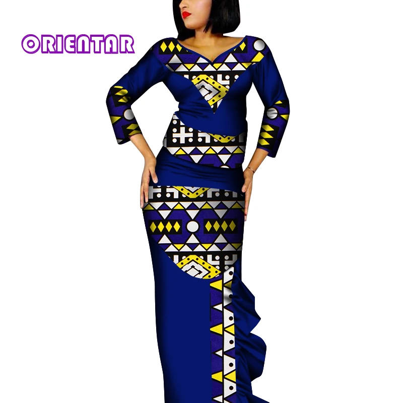 Fashion Dashiki African Dresses For Women African Print Dresses