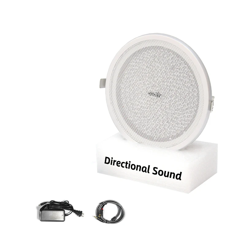 

Super Directional Loudspeaker 90dB Ceilling Mounted Ultrasound Spotlight Focused Beam Directional Speaker