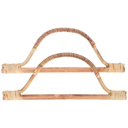 2PCS DIY Bag Handles D Shape Half Handles DIY Replacement Handle Rings