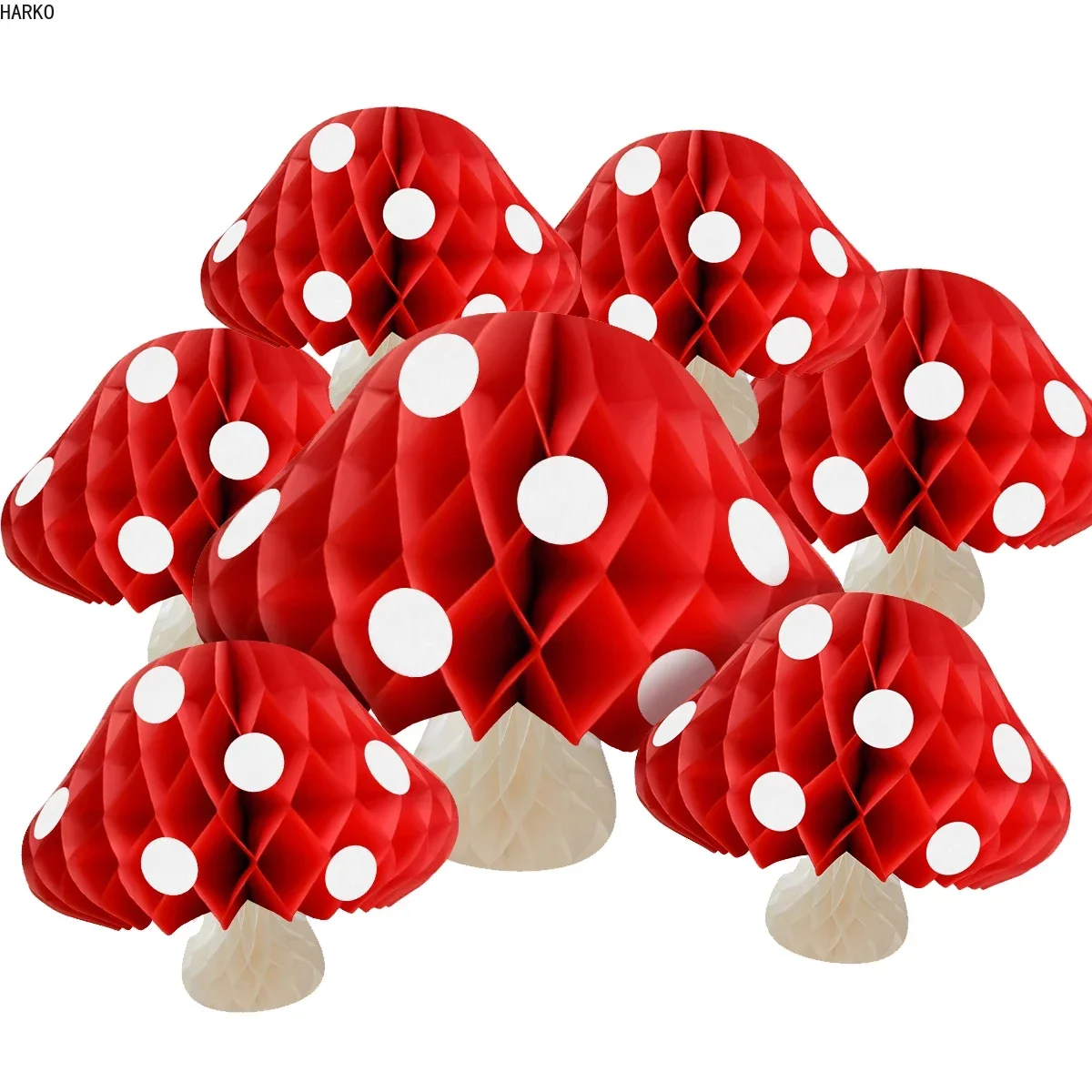 Fungo A Nido D'Ape Palla Woodland Animal Party Decoration Paper Flower Ball Bambini Adulti Happy Jungle Safari Birthday Party Decor