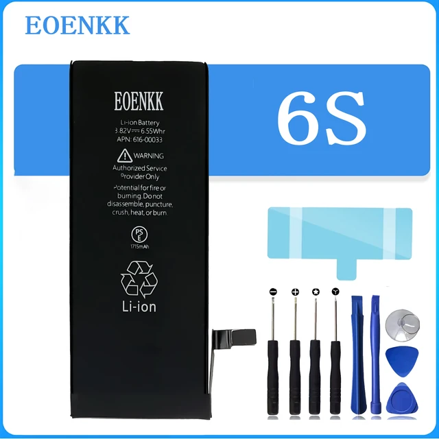 EOENKK-Batería de 1715Mah para APPLE IPhone 6S IP6S I6S, pieza de  reparación, repuesto de alta capacidad, batería de teléfono - AliExpress