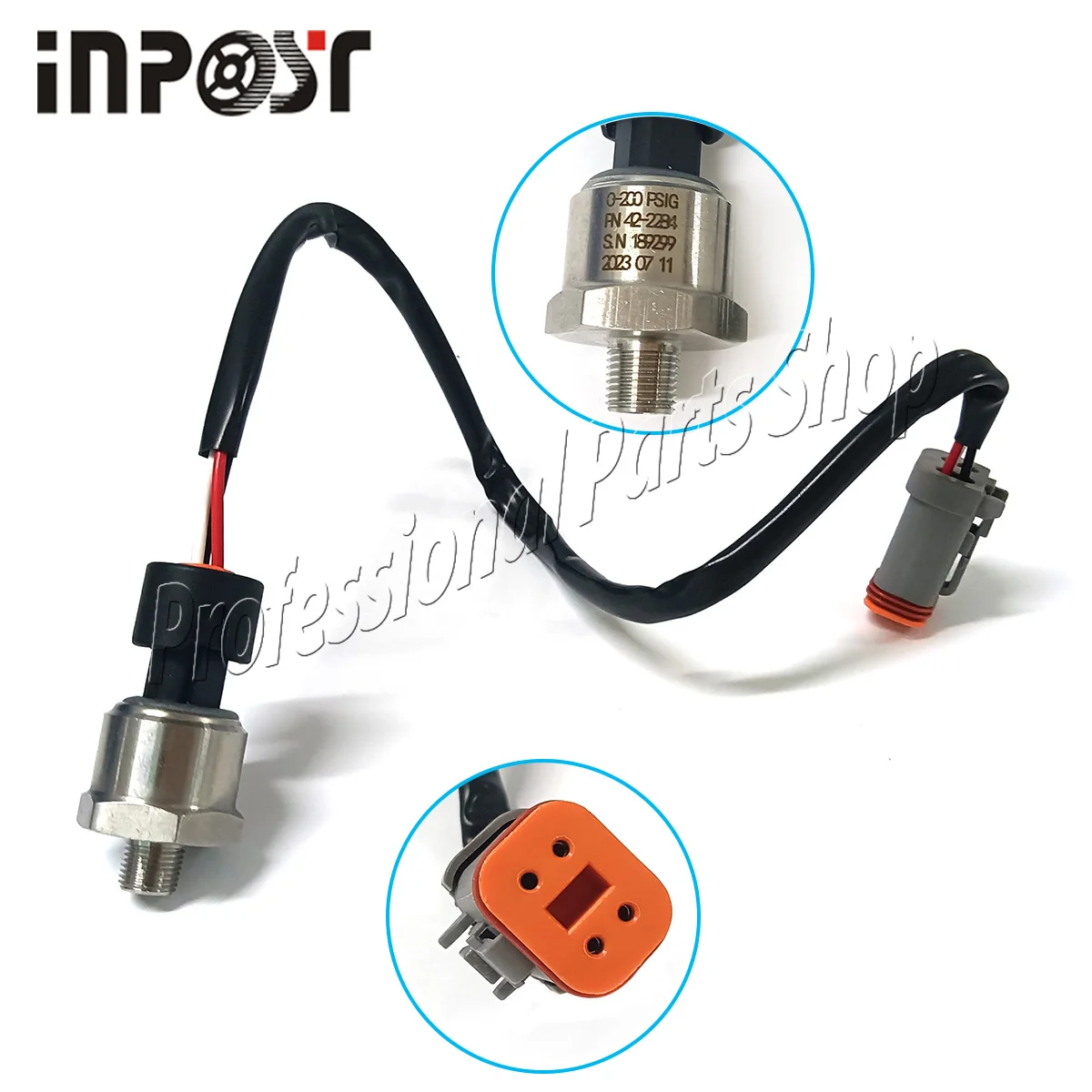 

42-2284 Transducer Pressure 200 Psi Sensor For Thermo King