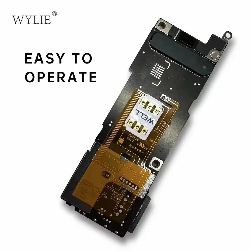 WYLIE 아이폰 16 프로 15 플러스 프로 맥스용 싱글 투 듀얼 내장 케이블, eSim to Sim, 별도 손상 없음, 플렉스 부품 불필요, 신제품